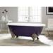 Cheviot Products - 2161-WC-PN - Clawfoot Soaking Tubs