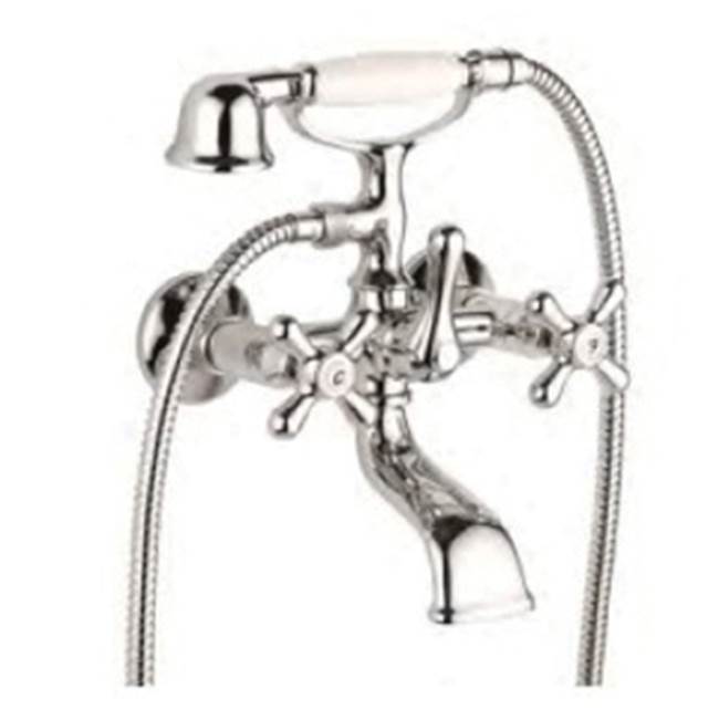 The Water ClosetClawfoot DesignEpoque Series Bath Faucet with Handshower, Swivel Unions