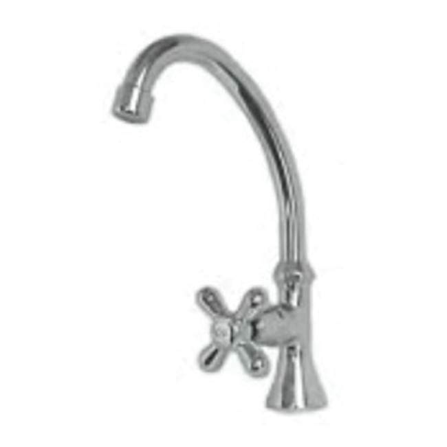 The Water ClosetClawfoot DesignDeck Mount Kitchen Faucet with Umbrella Spout