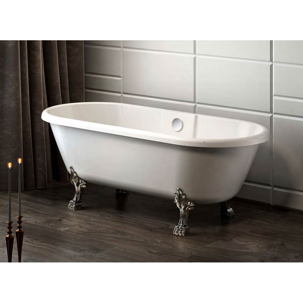 The Water ClosetClawfoot DesignEdwardian Clawfoot Dual End Tub with Cast Feet (No Holes)