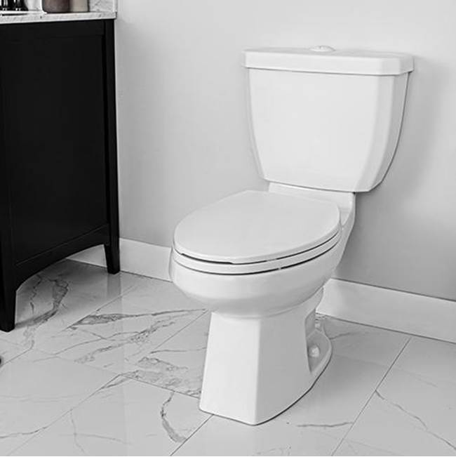 The Water ClosetContrac4.8/3L Dual Flush Toilet, Elongated, 15.5'' Height Unlined tank (AIO) (does not include seat)