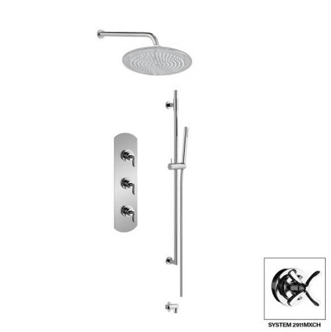 Disegno Complete Systems Shower Systems item 2911MLCH