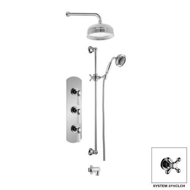 Disegno Complete Systems Shower Systems item 3711CLCH