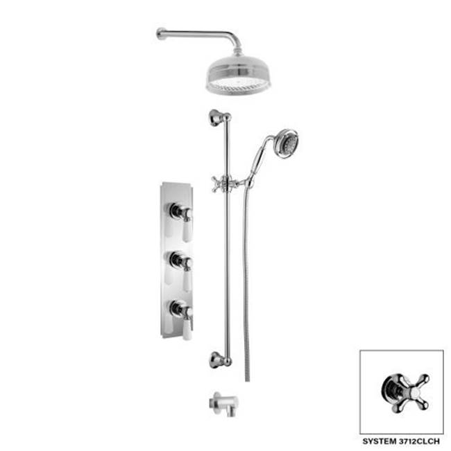 Disegno Complete Systems Shower Systems item 3712CLCH