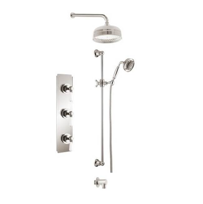 Disegno Complete Systems Shower Systems item 3712RLPNWH