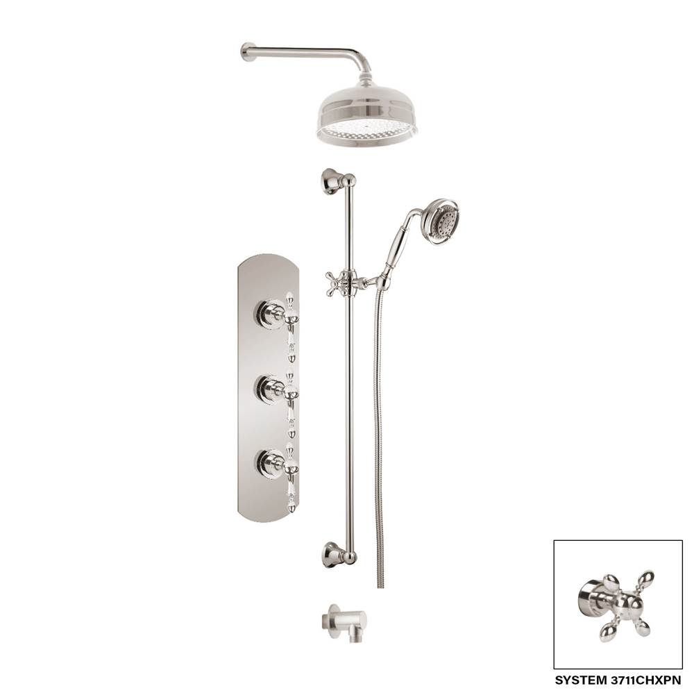 Disegno Complete Systems Shower Systems item 3711CHLPN