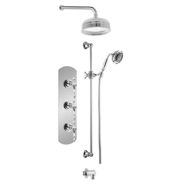 Disegno Complete Systems Shower Systems item 3711CHXBN