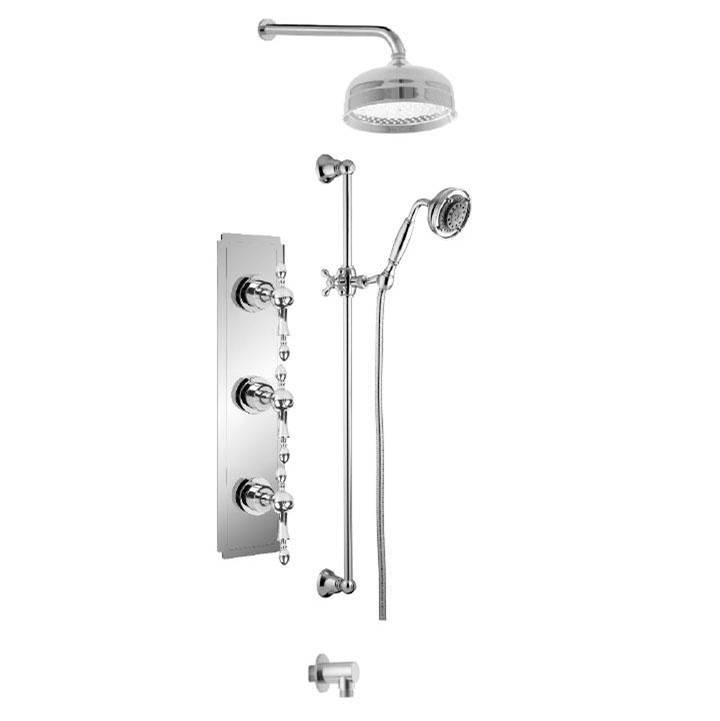 Disegno Complete Systems Shower Systems item 3712CHXBN