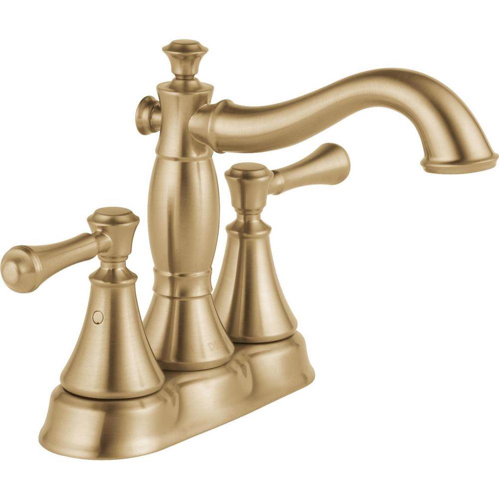The Water ClosetDelta CanadaCassidy™ Two Handle Centerset Bathroom Faucet - Metal Pop-Up