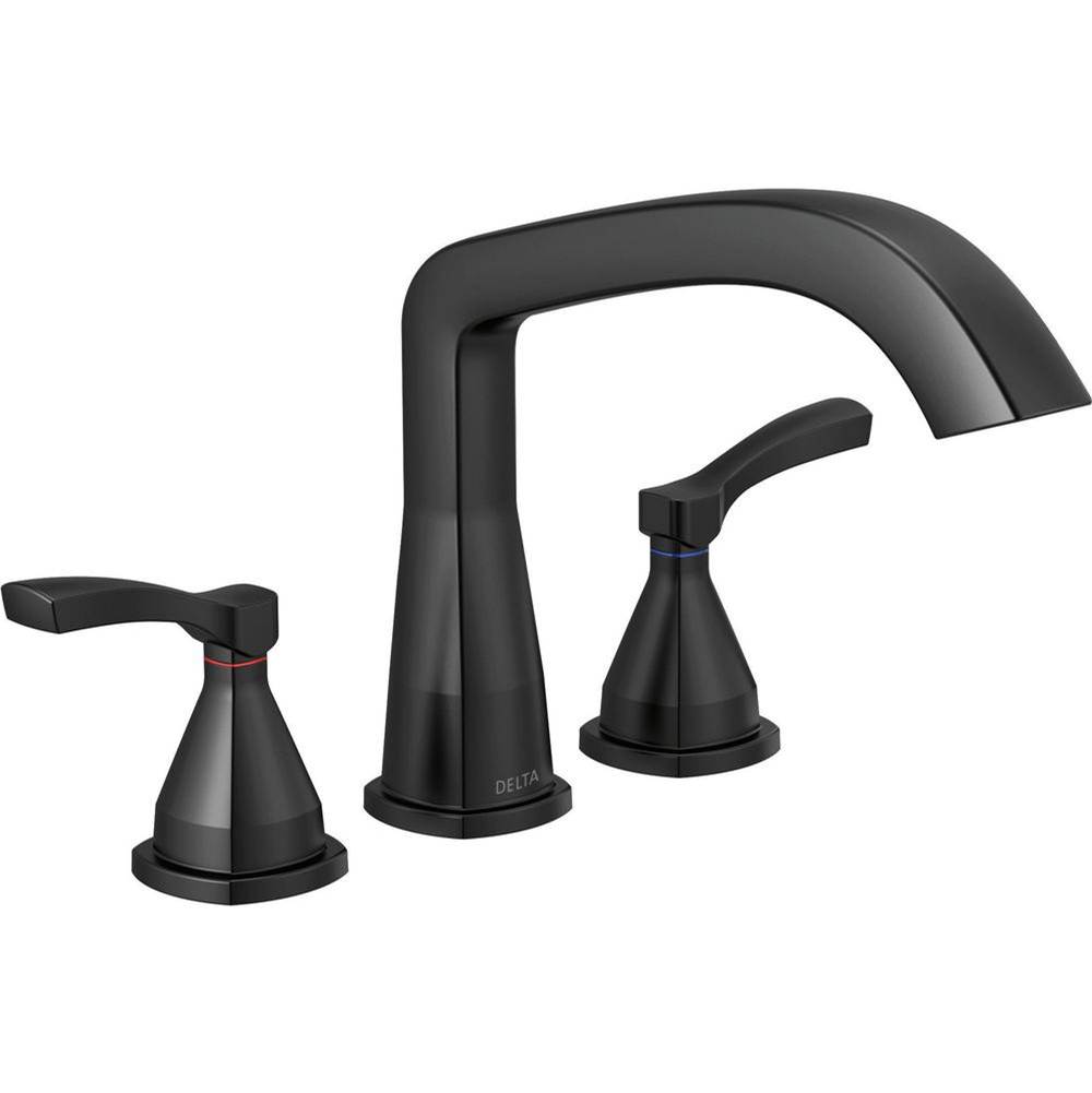 Delta Canada Deck Mount Roman Tub Faucets With Hand Showers item T2776-BL