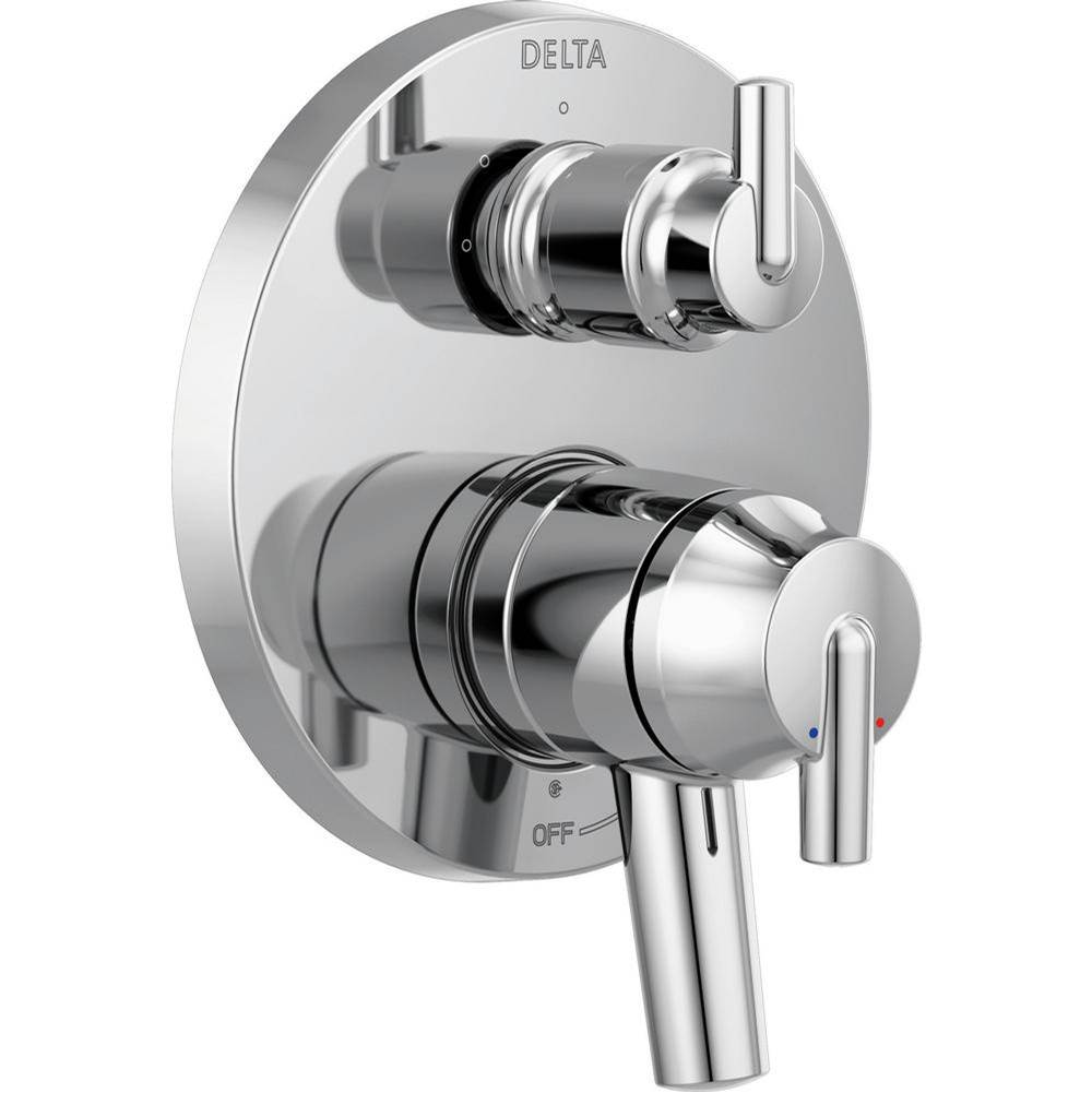 The Water ClosetDelta CanadaTrinsic® Contemporary Two Handle Monitor® 17 Series Valve Trim with 3-Setting Integrated Diverter