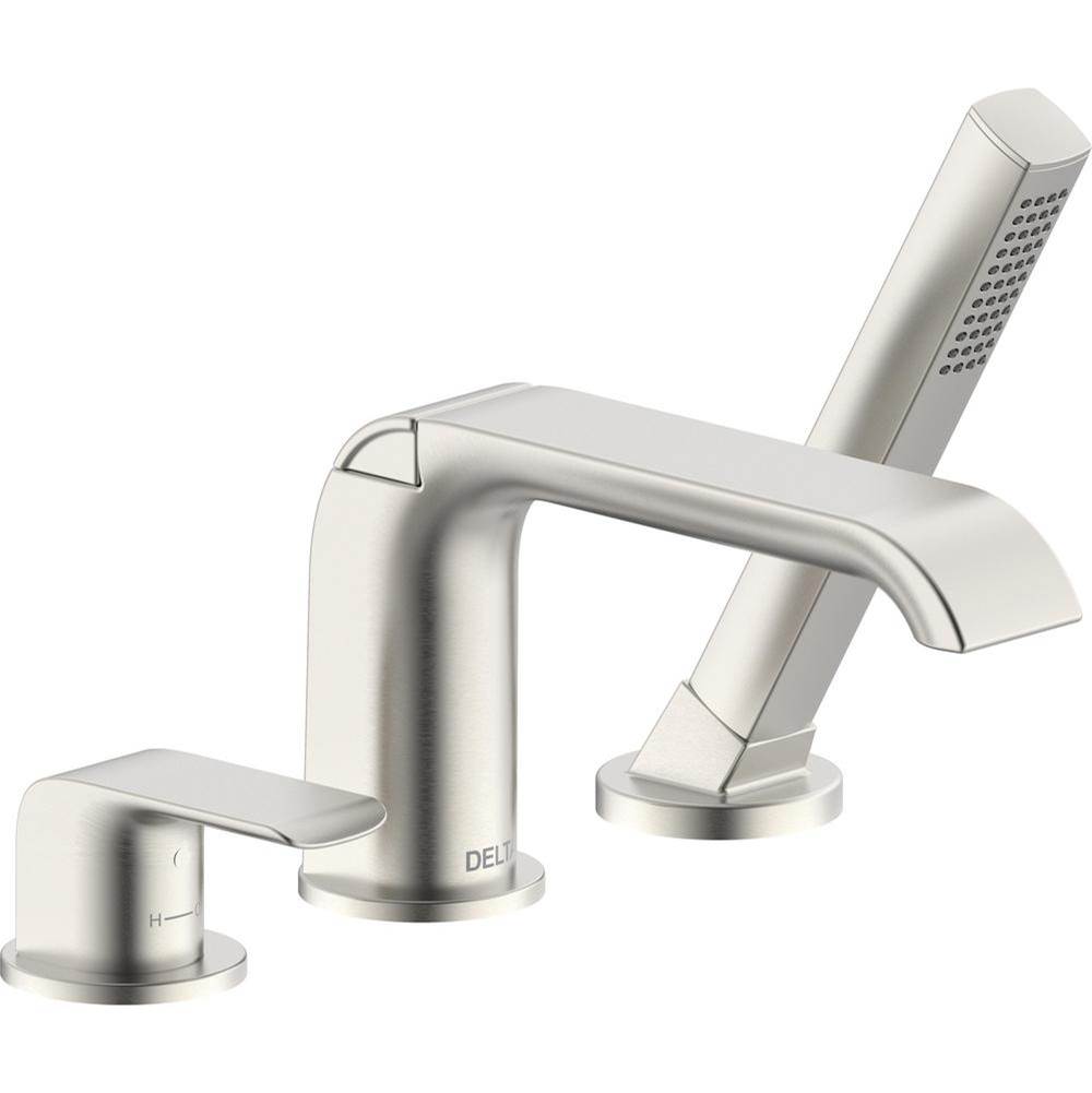 Delta Canada Deck Mount Roman Tub Faucets With Hand Showers item T3763-SS