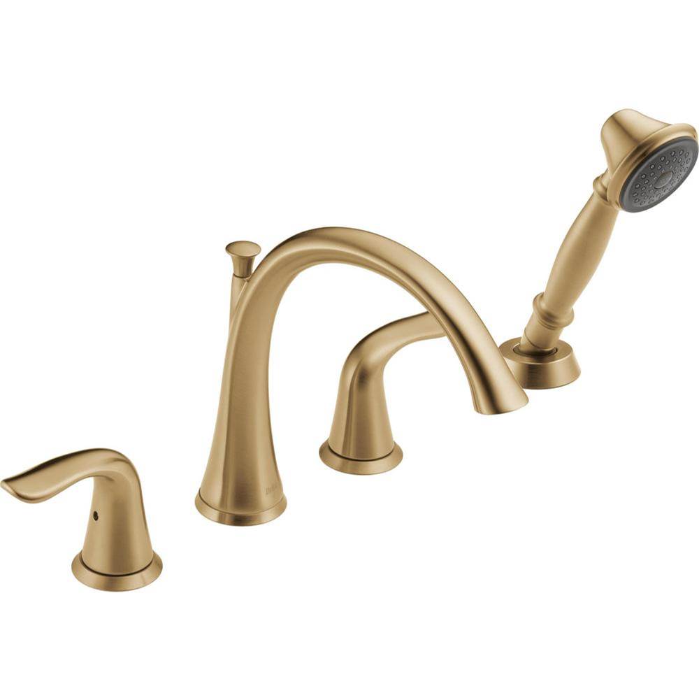 Delta Canada Deck Mount Roman Tub Faucets With Hand Showers item T4738-CZ