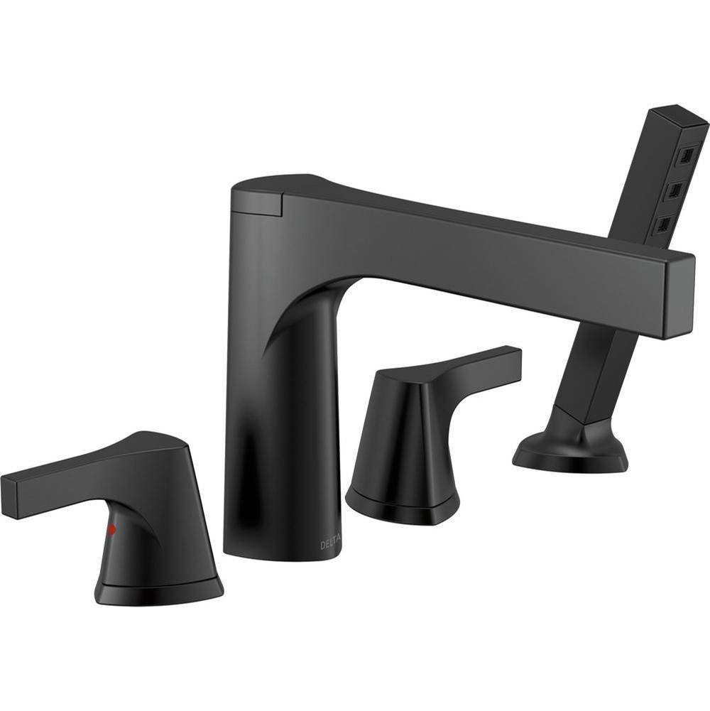 Delta Canada Deck Mount Roman Tub Faucets With Hand Showers item T4774-BL