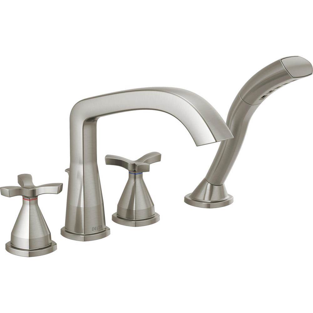 Delta Canada Deck Mount Roman Tub Faucets With Hand Showers item T47766-SS