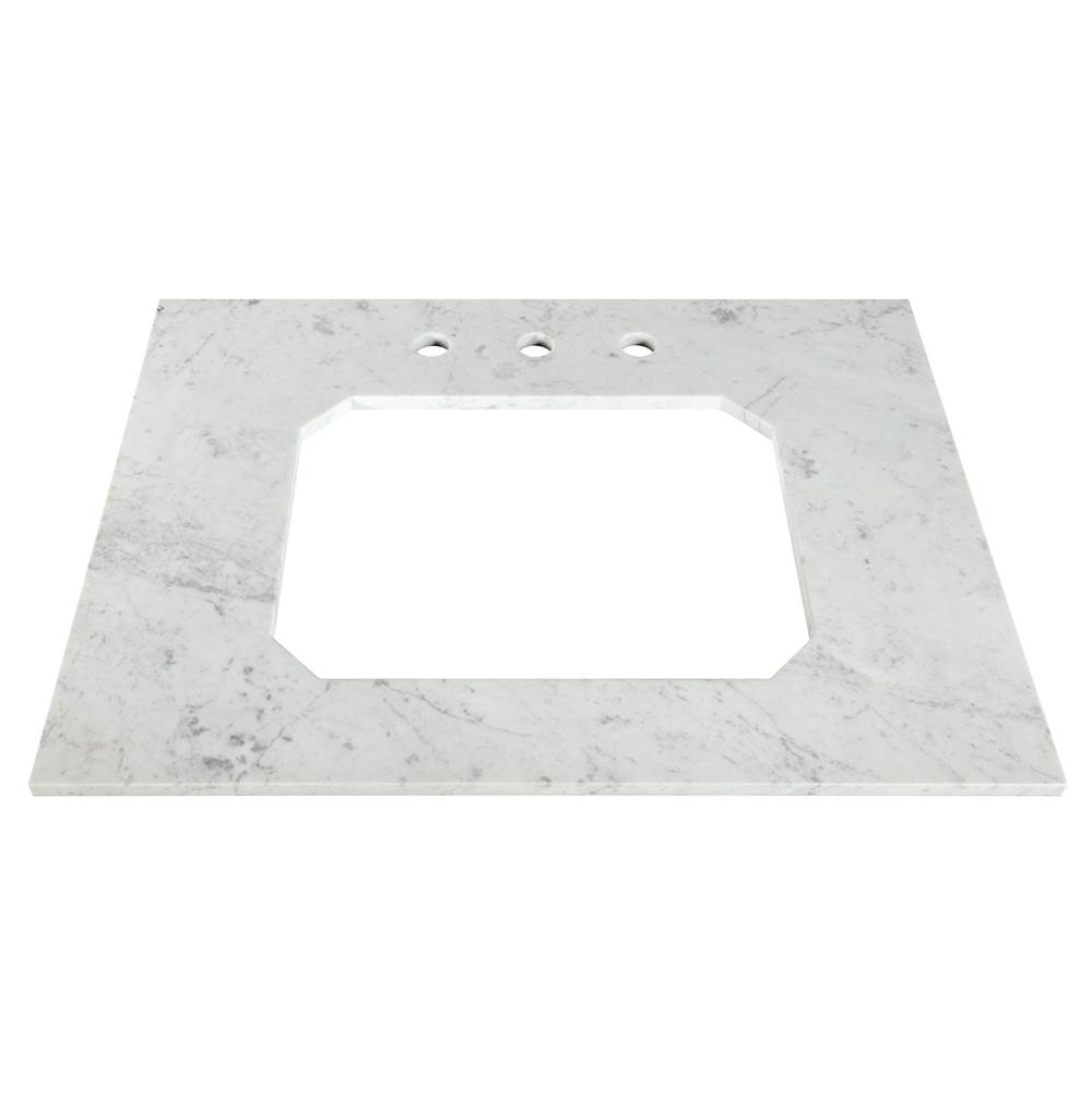 The Water ClosetDXVBelshire 30.5In Marble Vanity Top 3 Hole