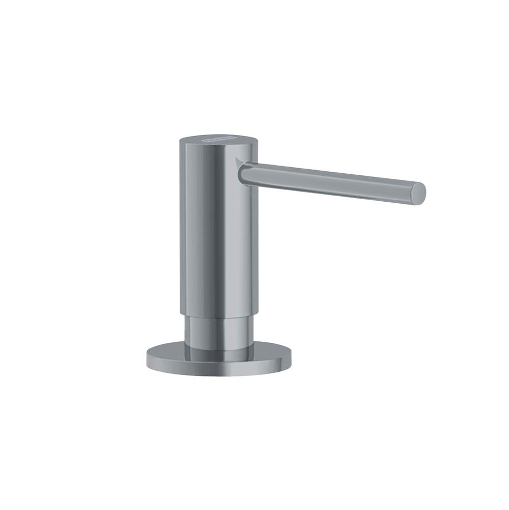 The Water ClosetFranke Residential CanadaActive ACT-SD-SNI Single Hole Top Refill Soap Dispenser in Satin Nickel.