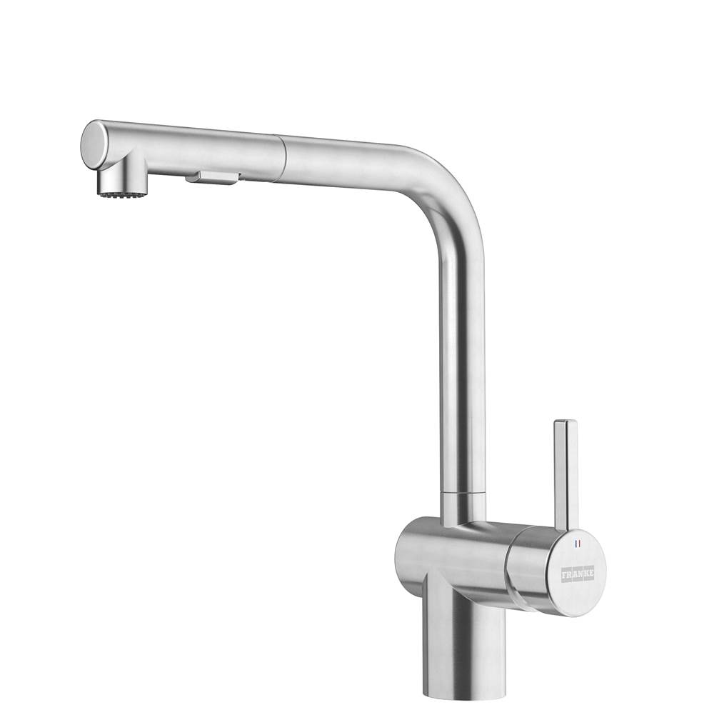 The Water ClosetFranke Residential CanadaAtlas Neo 11.75-inch Single Handle Pull-Out Faucet in Stainless Steel, ATL-PO-304