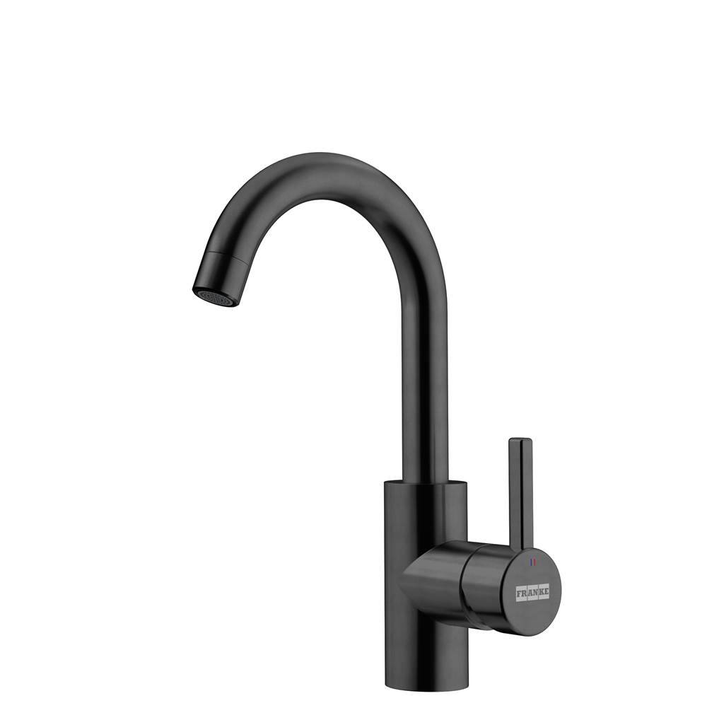 The Water ClosetFranke Residential CanadaEos Neo 11.25-inch Single Handle Swivel Spout Bar Faucet in industrial Black, EOS-BR-IBK
