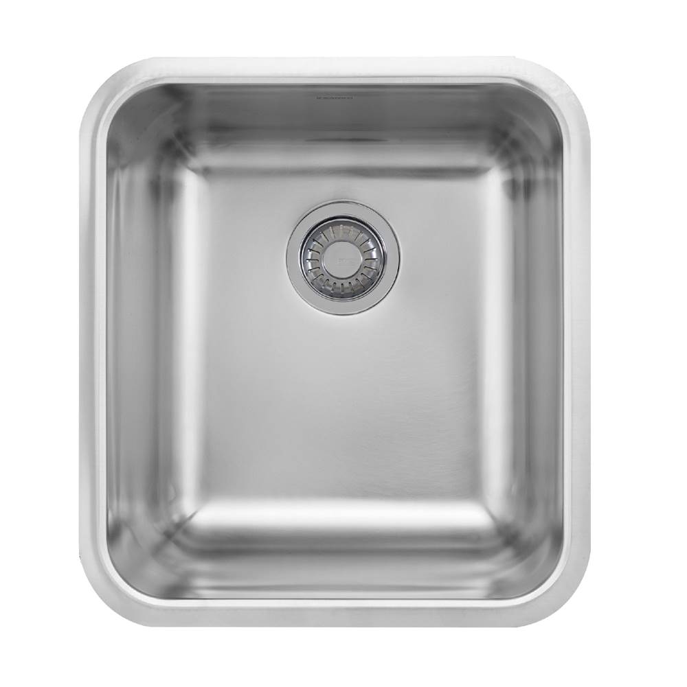 The Water ClosetFranke Residential CanadaGrande 19.75-in. x 21.5-in. 18 Gauge Stainless Steel Undermount Single Bowl Kitchen Sink - GDX11018-CA