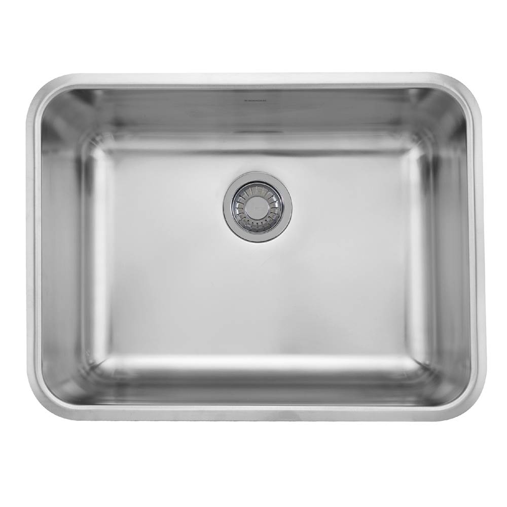 The Water ClosetFranke Residential CanadaGrande 24.75-in. x 18.7-in. 18 Gauge Stainless Steel Undermount Single Bowl Kitchen Sink - GDX11023-CA