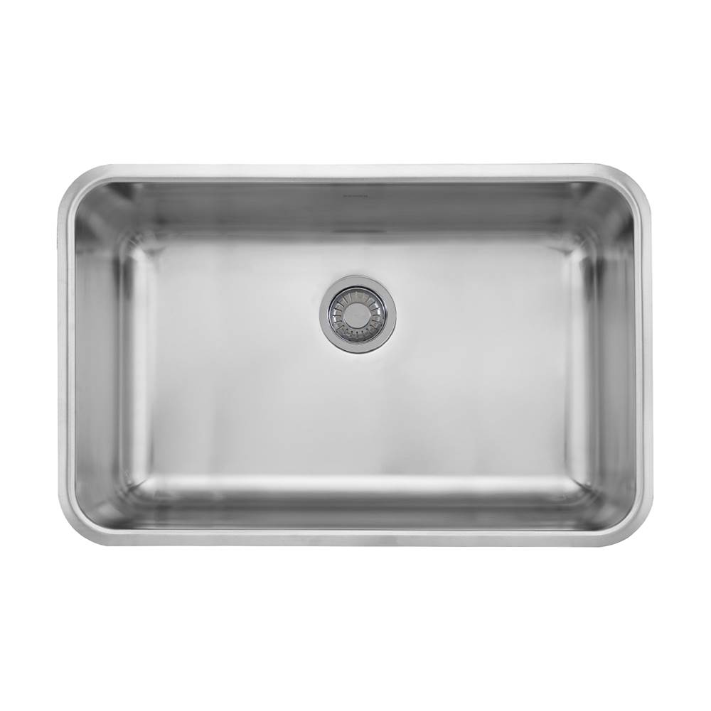 The Water ClosetFranke Residential CanadaGrande 30.12-in. x 19.1-in. 18 Gauge Stainless Steel Undermount Single Bowl Kitchen Sink - GDX11028-CA