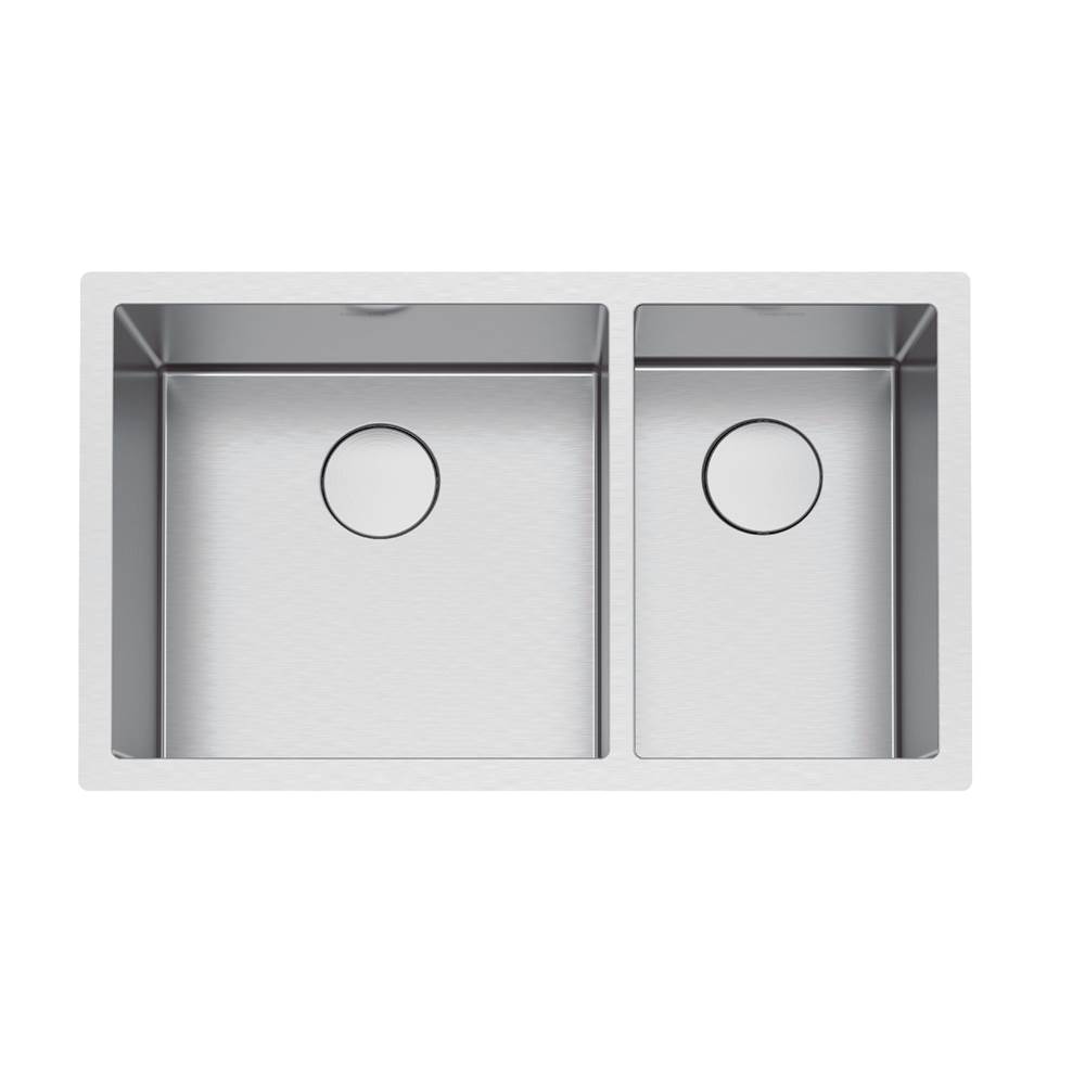 The Water ClosetFranke Residential CanadaProfessional 2.0 32.5-in. x 19.5-in. 16 Gauge Stainless Steel Undermount Double Bowl Kitchen Sink - PS2X160-18-11-CA