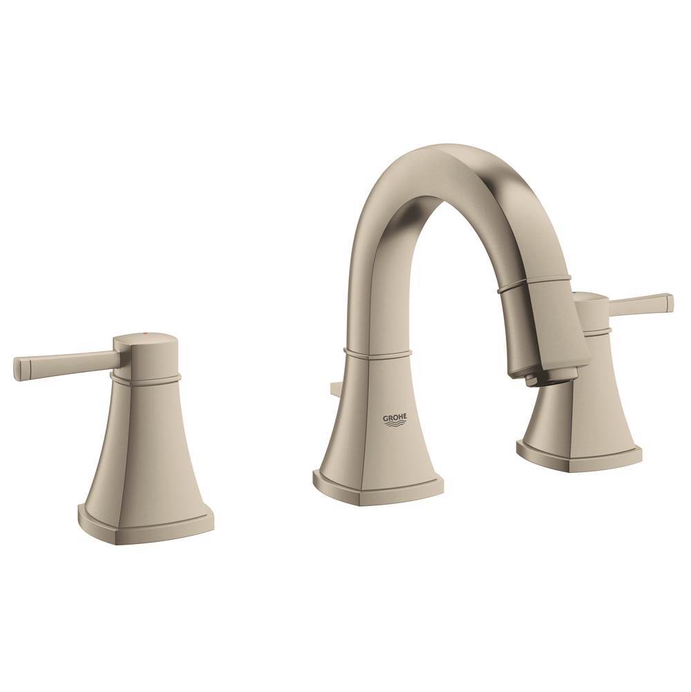 The Water ClosetGrohe CanadaGrandera Lavatory Wideset, Low Spout, Brushed Nickel
