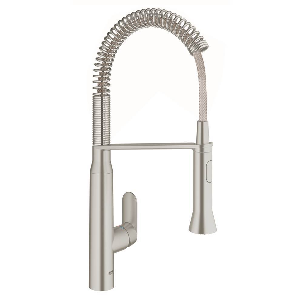The Water ClosetGrohe CanadaK7 Kitchen faucet, Dual Spray Pull-Out Semi-Pro Medium