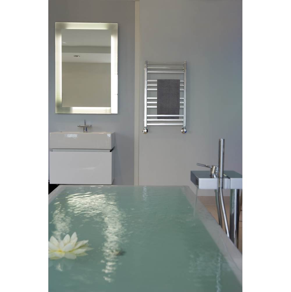 The Water ClosetTuzio19.5''x47.5'' Avento Hydronic Towel Warmer - Chrome