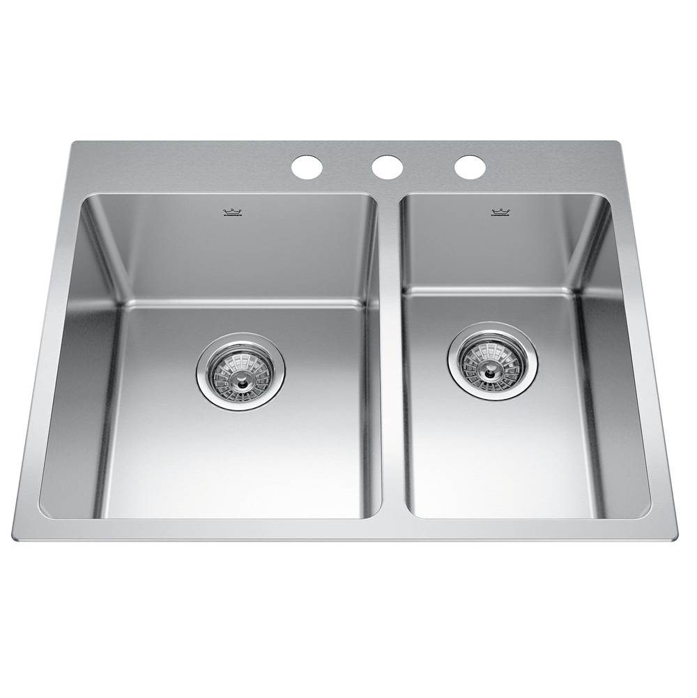 Kindred Canada Drop In Kitchen Sinks item BCL2127R-9-3