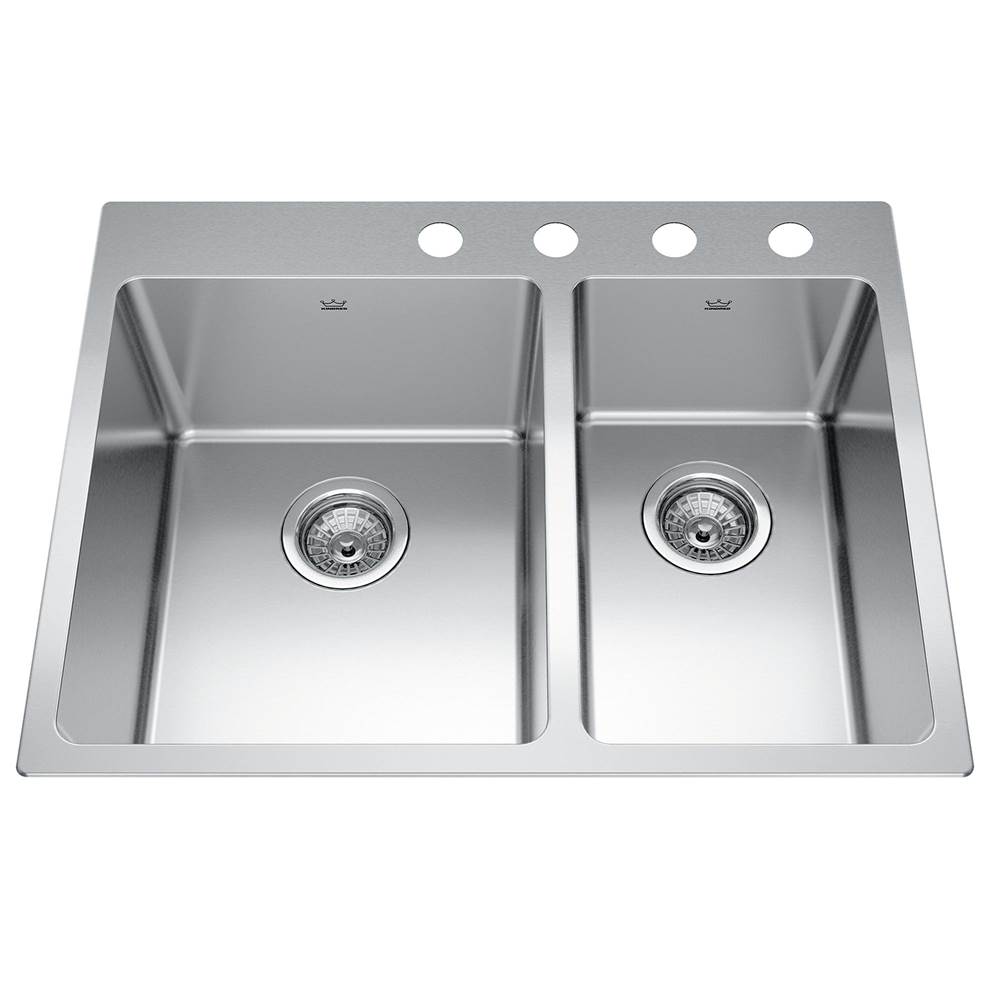 Kindred Canada Drop In Kitchen Sinks item BCL2127R-9-4