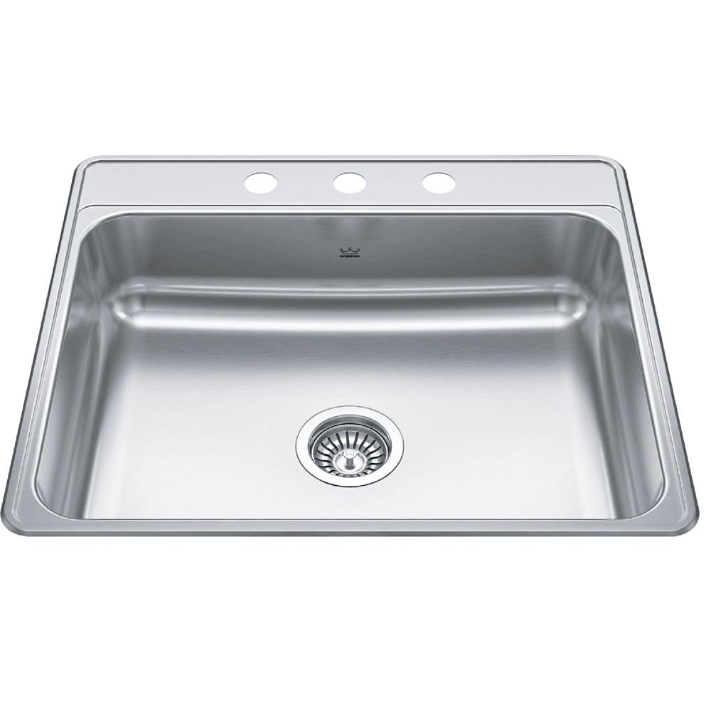 Kindred Canada Drop In Kitchen Sinks item CSLA2522-6-3