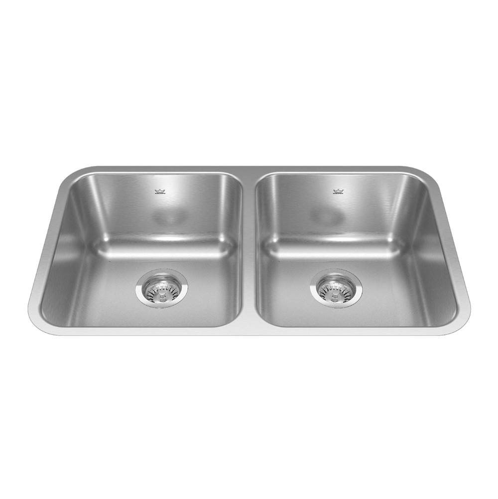 Kindred Canada Undermount Double Bowl Sink Kitchen Sinks item ND1831UA/9