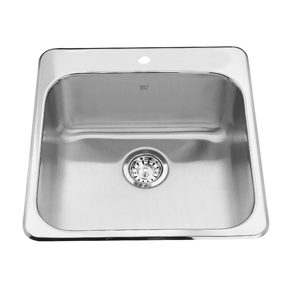 Kindred Canada Drop In Single Bowl Sink Kitchen Sinks item QSL2020/8/1