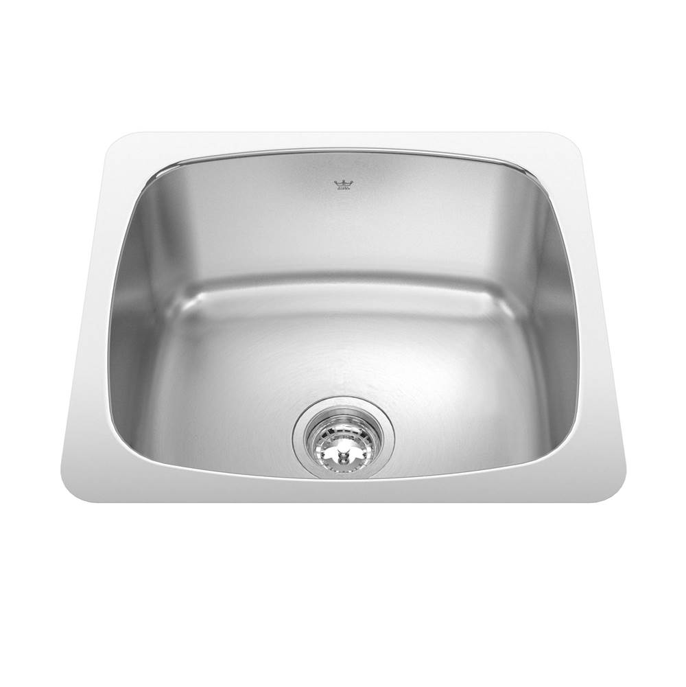 The Water ClosetKindred CanadaKindred Utility Collection 20.13-in LR x 18.13-in FB Undermount Single Bowl Stainless Steel Laundry Sink