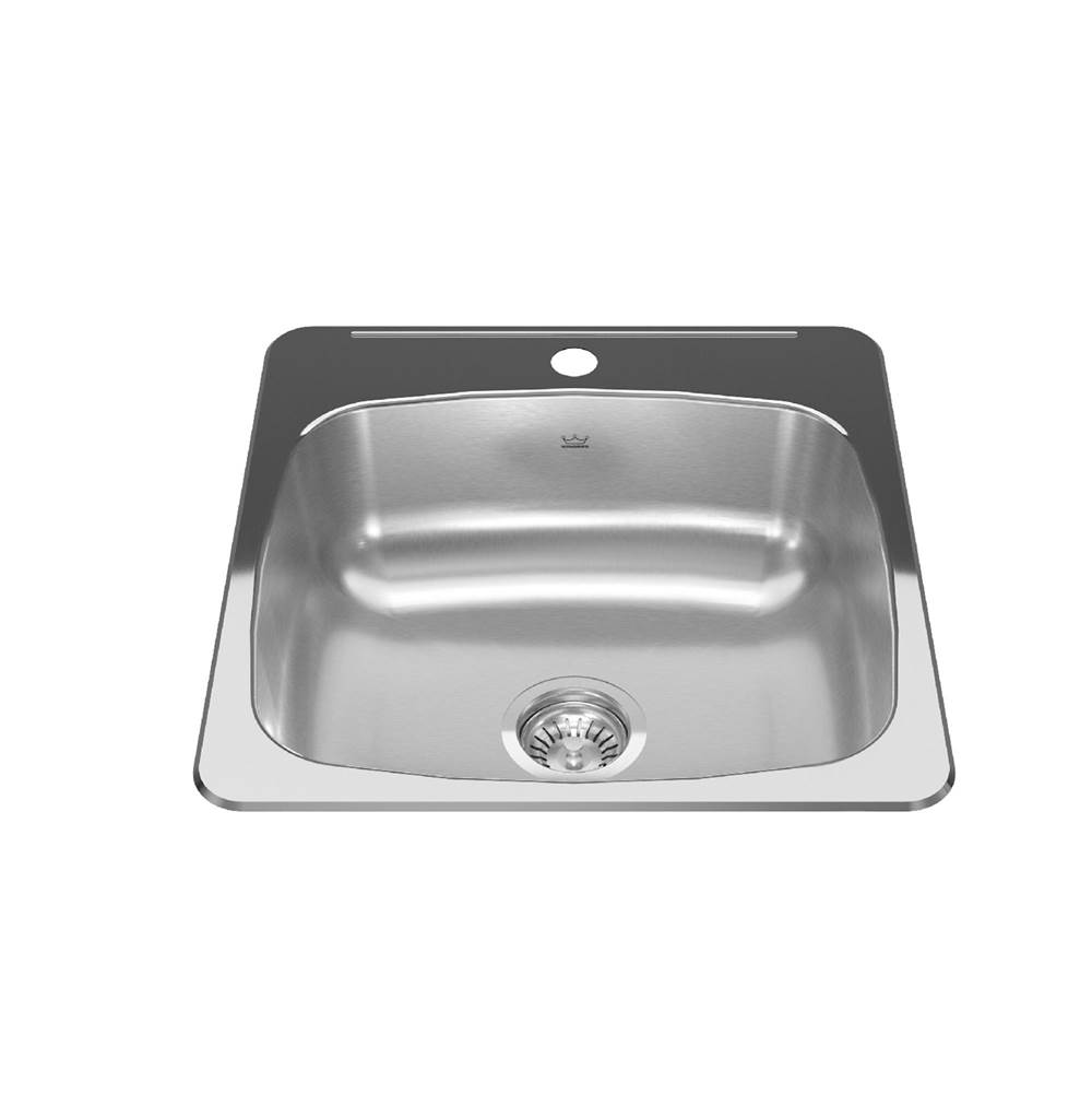 Kindred Canada Drop In Single Bowl Sink Kitchen Sinks item RSL5251/1
