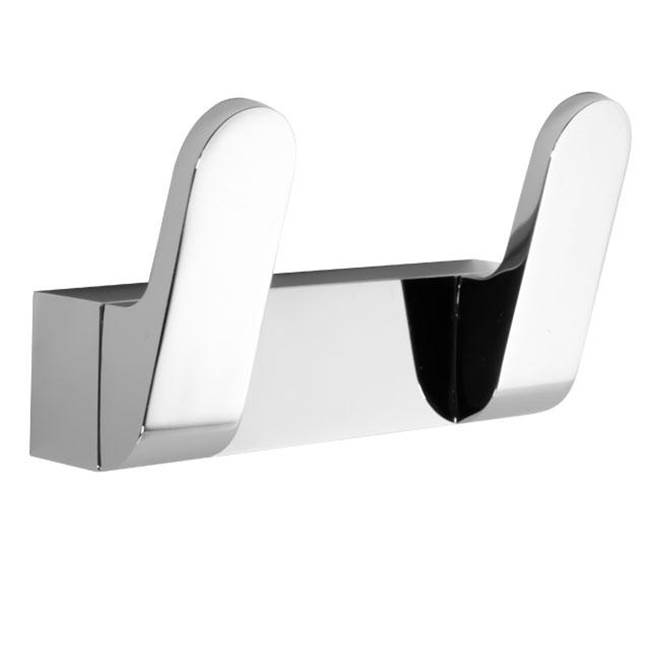 The Water ClosetLaLoo Canada2 Hook Strip - Brushed Nickel
