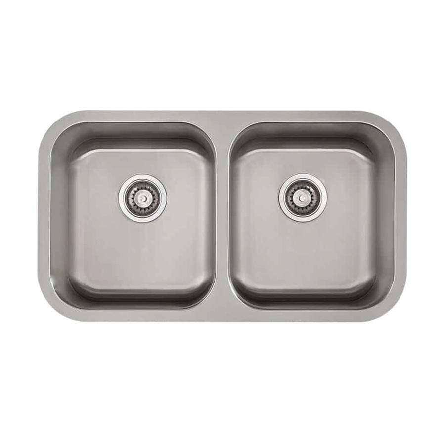 Lenova Canada Undermount Double Bowl Sink Kitchen Sinks item SS-CL-D32-16
