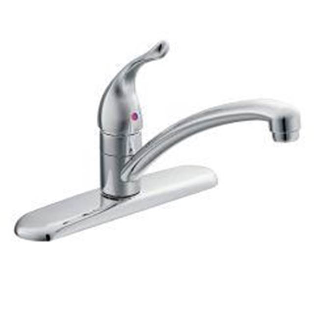 The Water ClosetMoen CanadaChateau Chrome One-Handle Low Arc Kitchen Faucet