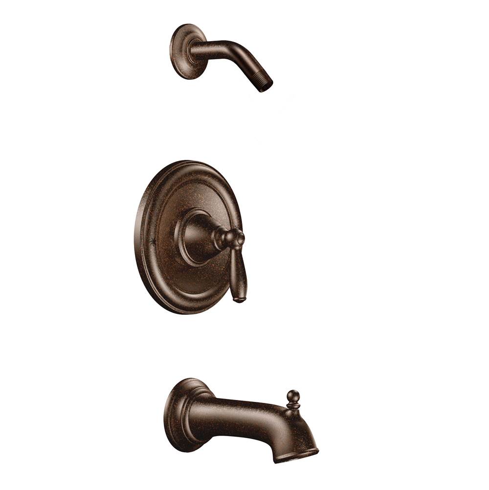 The Water ClosetMoen CanadaBrantford 1-Handle Tub and Shower in Oil Rubbed Bronze (Valve Not Included)