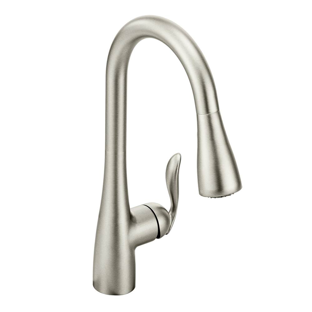 The Water ClosetMoen CanadaArbor Spot Resist Stainless One-Handle High Arc Pulldown Kitchen Faucet