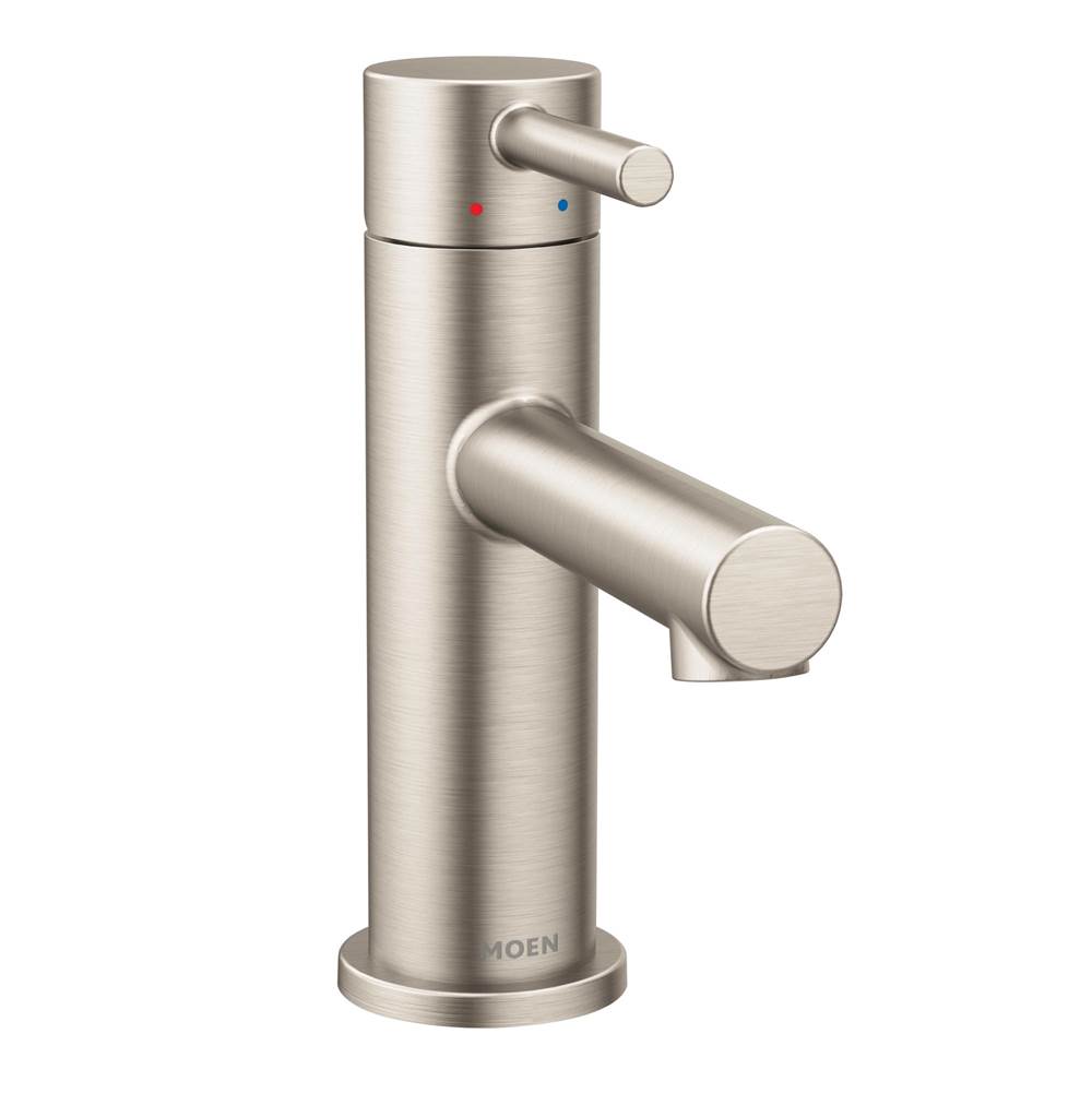 The Water ClosetMoen CanadaAlign Brushed Nickel One-Handle High Arc Bathroom Faucet