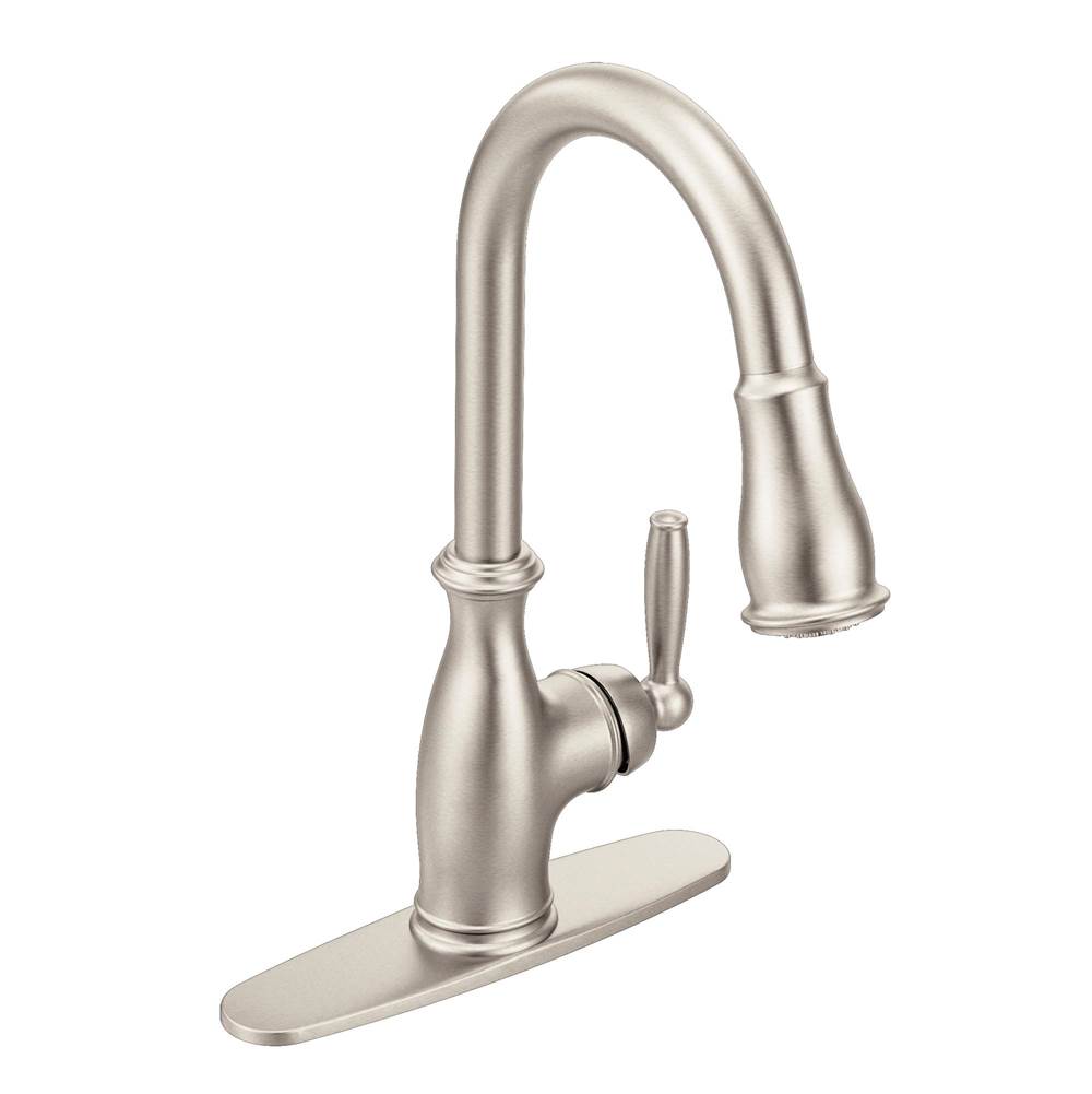 The Water ClosetMoen CanadaBrantford Spot Resist Stainless One-Handle High Arc Pulldown Kitchen Faucet