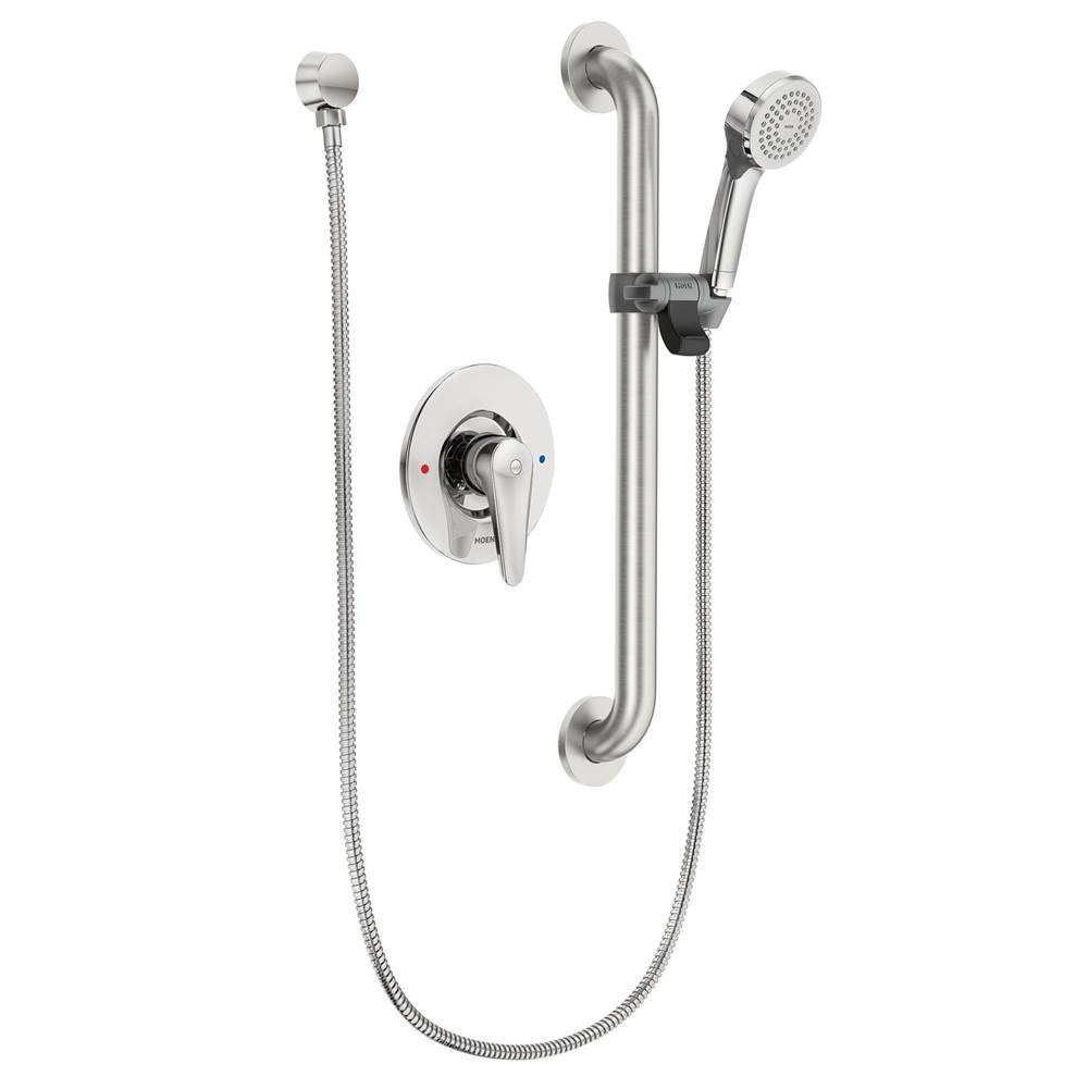 The Water ClosetMoen CanadaCommercial Posi Temp All Metal Trim Kit 1.5 GPM (Valve Not Included), Chrome