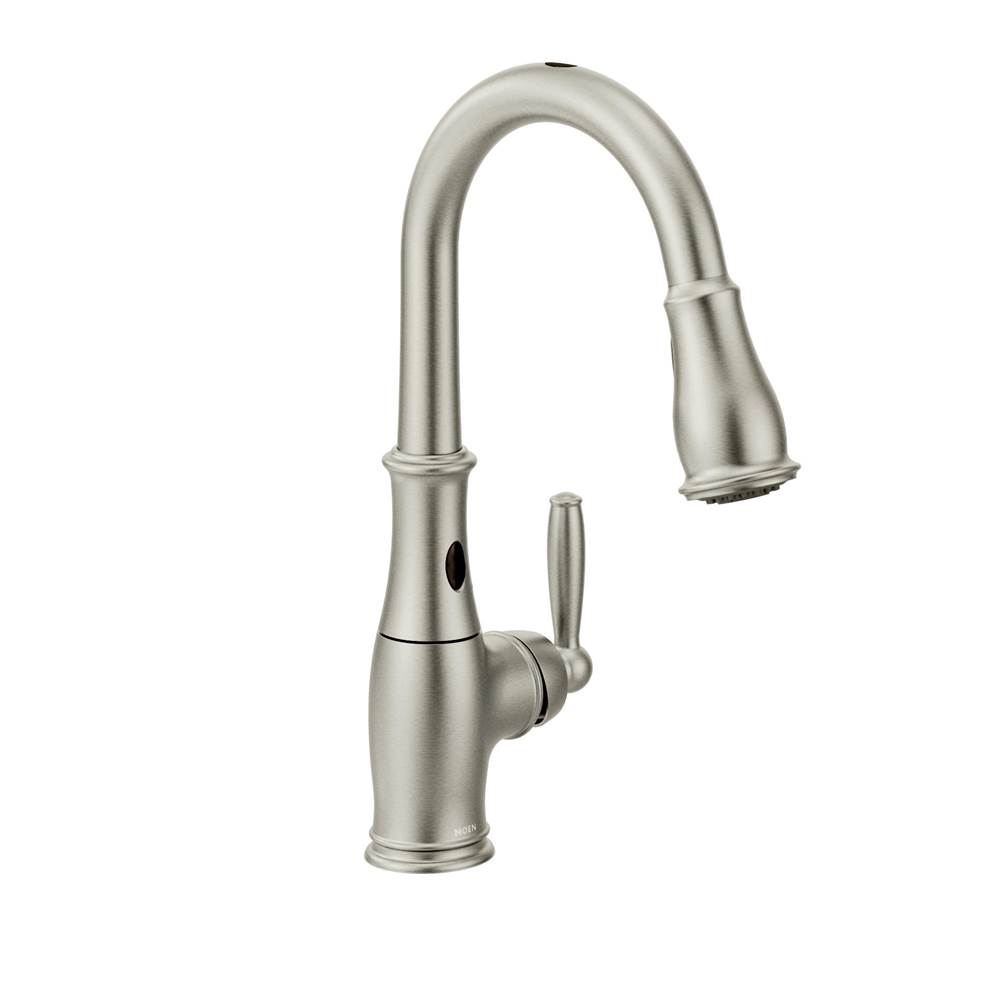 The Water ClosetMoen CanadaBrantford Spot Resist Stainless One-Handle High Arc Pulldown Kitchen Faucet