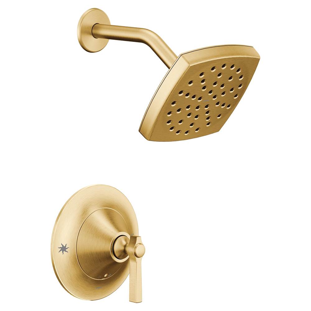 The Water ClosetMoen CanadaFlara Brushed Gold Posi-Temp Shower Only