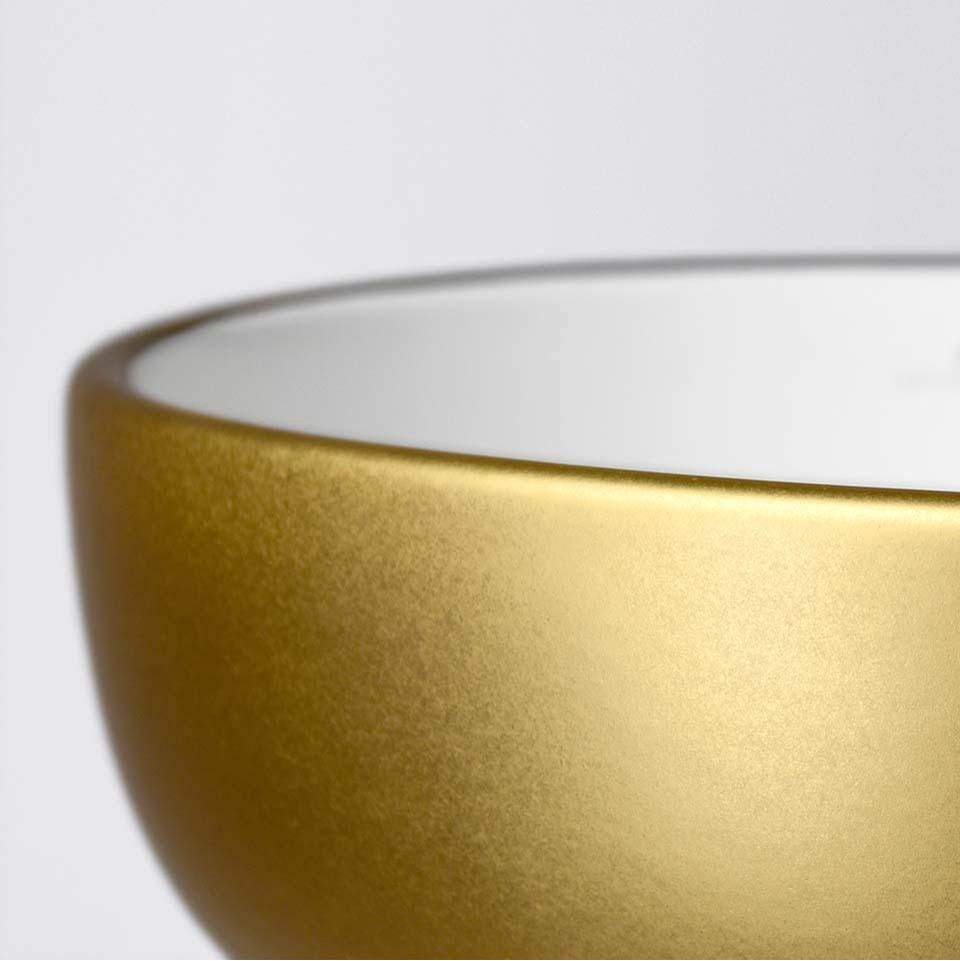 The Water ClosetNative TrailsBliss in 24k Matte Gold with Matte White