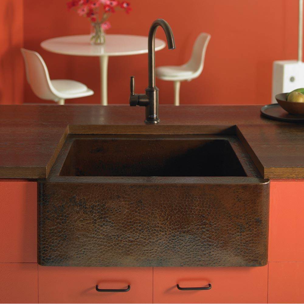 The Water ClosetNative TrailsCabana Bar and Prep Sink in Antique Copper