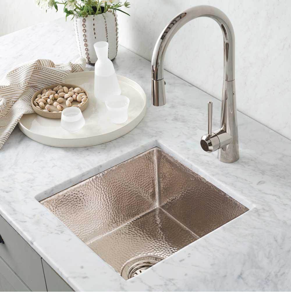 The Water ClosetNative TrailsCantina Bar and Prep Sink in Polished Nickel